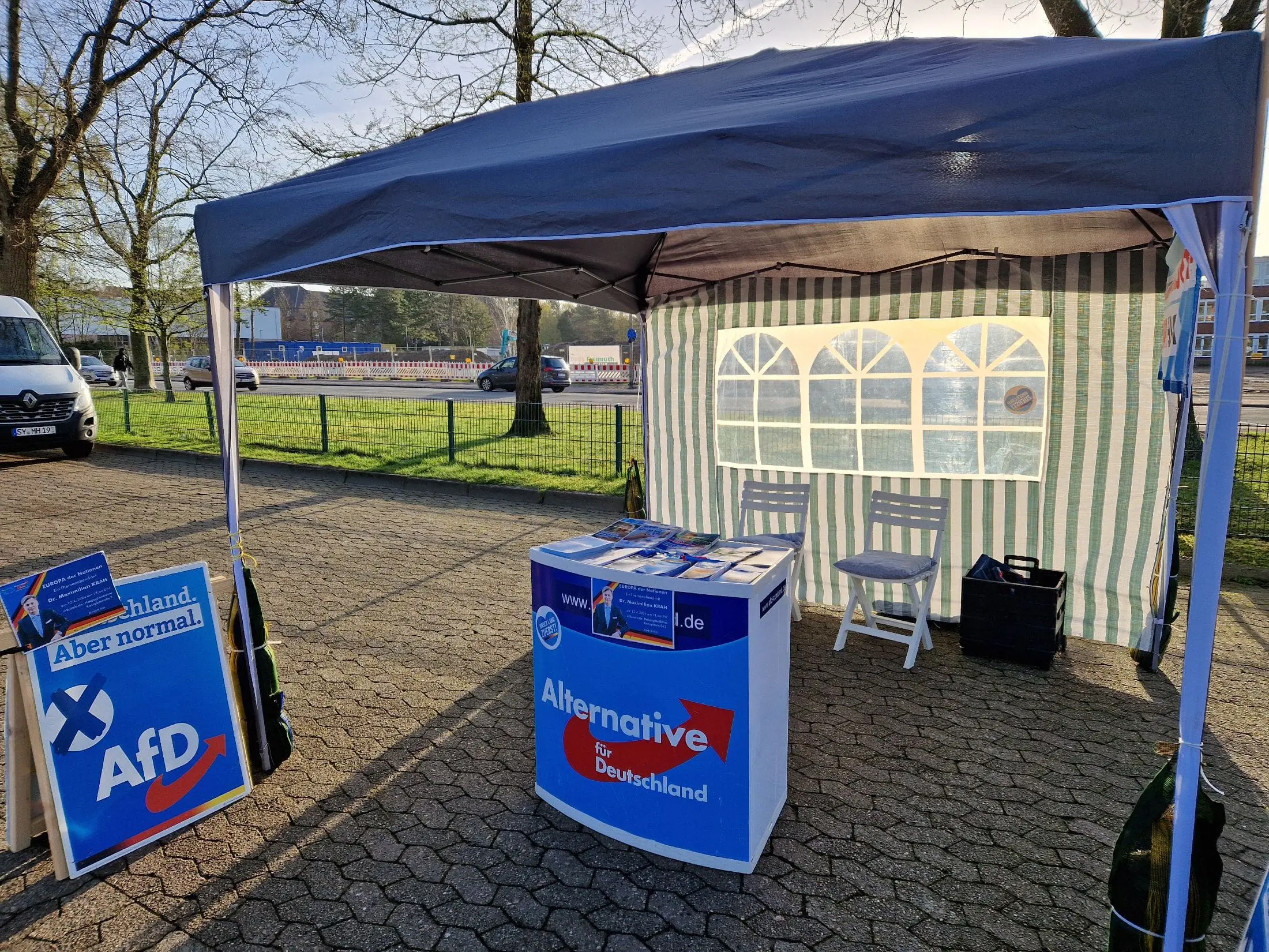 Infostand Wochenmarkt